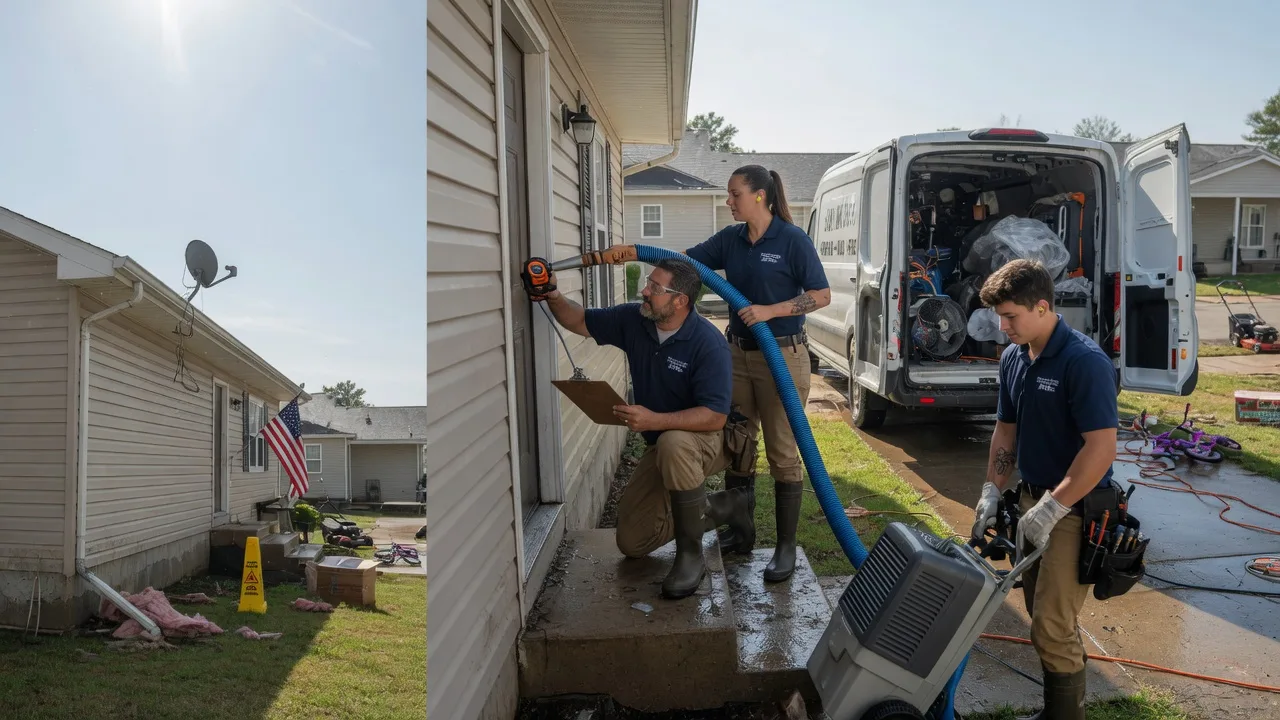 Ceiling Water Damage Restoration in Cove, AR near me